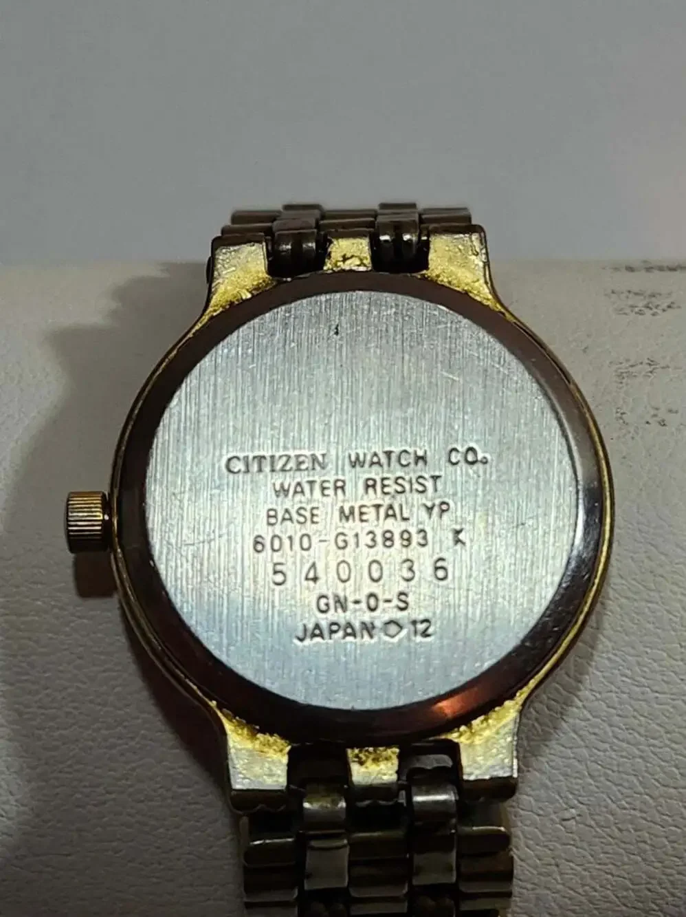Citizen Quartz Women's Gold Tone Base Metal YP Vintage Watch 6010-G13893 K